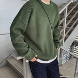 Men’s Solid Color Knitted Sweaters: Essential Autumn Wardrobe