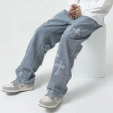 Men’s High Street Joggers: Trendy Y2K Cargo Denim for Streetwear