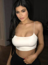 Alluring Women’s Black Halter Tank: Casual Sexy Crop for Summer