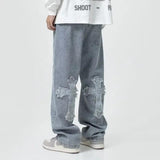 Men’s High Street Joggers: Trendy Y2K Cargo Denim for Streetwear