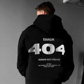 404 Error Hoodie – Harajuku Oversized Graphic Pullover