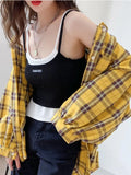 Must-Have Women’s Yellow Plaid Blouse: Elevate Your Style!