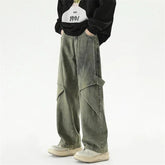 Men's Distressed Wide Leg Jeans: Embrace High Street Hip Hop Style