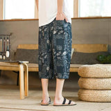 Men’s Y2K Harem Shorts: Summer Casual Print for Streetwear Style!