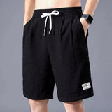 Discover Comfort: Men’s Loose Fit Ice Silk Shorts
