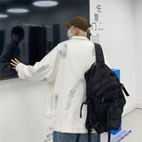 Men's Tie-dye Denim Jackets: Vintage Y2K Style for Autumn Adventures