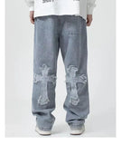 Men’s High Street Joggers: Trendy Y2K Cargo Denim for Streetwear
