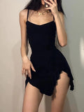 Alluring Elegance: Women’s Above Knee Asymmetrical Dress Style