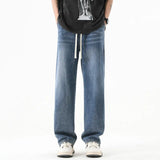 2025 Men’s Loose Casual Straight Leg Jeans: Hip-Hop Style Pants