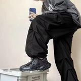 Roguish Y2K Cargo Pants for Men: Ankle-Length Baggy Joggers Awaits!