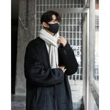 2025 Men’s Casual Business Trench Coat: Korean Fashion Windbreaker
