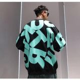 Street Smart Oversized Sweatshirts for Men: Big Letter Designs!