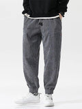 Rugged Men’s Corduroy Sweatpants: High-Quality Autumn Joggers