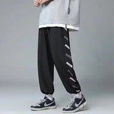 Street-Savvy Men’s Joggers: Summer Letter Print Sweatpants