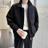 Autumn Cargo Jackets for Men: New Korean Fashion for Streetwear