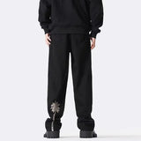 Autumn Men's Casual Black Jeans – Hip Hop Fashion Streetwear