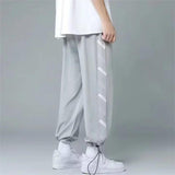 Street-Savvy Men’s Joggers: Summer Letter Print Sweatpants