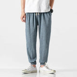 Ruggedly Stylish Men’s Harem Pants: Japanese Casual Cotton Linen