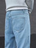 Rugged Appeal: Men's Loose Fit Y2K Jeans for Street Style