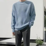 Men’s Solid Color Knitted Sweaters: Essential Autumn Wardrobe