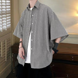 Hip Hop Men’s Casual Shirt: High Quality Plaid Design for Summer