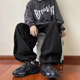 Roguish Y2K Cargo Pants for Men: Ankle-Length Baggy Joggers Awaits!