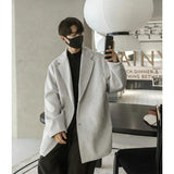 2025 Men’s Casual Business Trench Coat: Korean Fashion Windbreaker