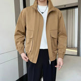 Autumn Cargo Jackets for Men: New Korean Fashion for Streetwear