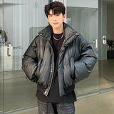 Men's Short Parkas: Urban Style with Pockets for Cold Days