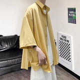 Stand Out: Men's Summer Short Sleeve Shirts with Side Buttons